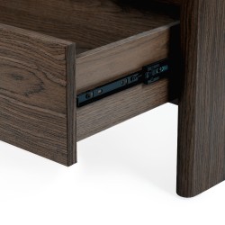 MESITA DE NOCHE DE MADERA JASPER PARA DORMITORIO ESTILO CONTEMPORÁNEO