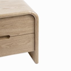 MESITA DE NOCHE DE MADERA JASPER PARA DORMITORIO ESTILO CONTEMPORÁNEO