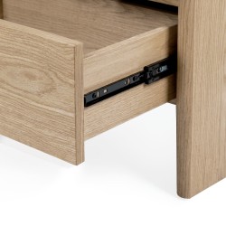 MESITA DE NOCHE DE MADERA JASPER PARA DORMITORIO ESTILO CONTEMPORÁNEO