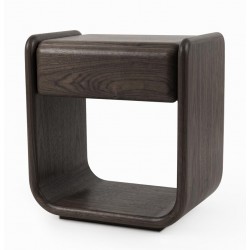 MESITA DE NOCHE DE CHAPA DE MADERA MASON PARA DORMITORIO ESTILO CONTEMPORÁNEO
