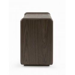 MESITA DE NOCHE DE CHAPA DE MADERA MASON PARA DORMITORIO ESTILO CONTEMPORÁNEO