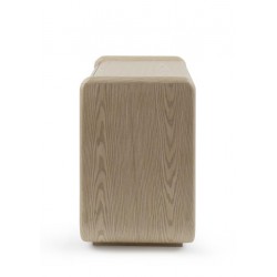MESITA DE NOCHE DE CHAPA DE MADERA MASON PARA DORMITORIO ESTILO CONTEMPORÁNEO