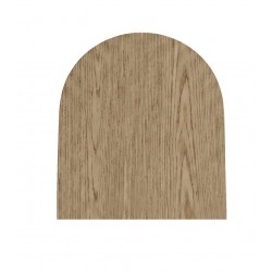MESITA AUXILIAR DE CHAPA DE MADERA DAMIEN PARA DORMITORIO ESTILO CONTEMPORÁNEO