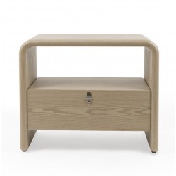 MESITA DE CENTRO DE MADERA OWEN PARA SALÓN O DORMITORIO ESTILO CONTEMPORÁNEO