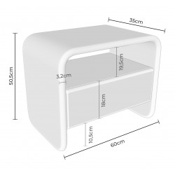 MESITA DE CENTRO DE MADERA OWEN PARA SALÓN O DORMITORIO ESTILO CONTEMPORÁNEO