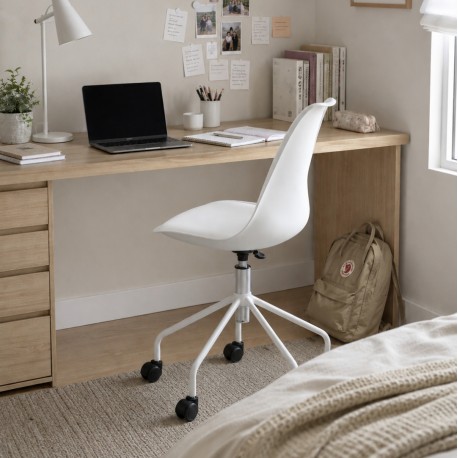 SILLA GIRATORIA Y ELEVABLE YALE CON PATAS CON RUEDAS