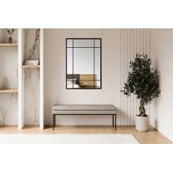 ESPEJO RECTANGULAR TUCSON CON MARCO NEGRO