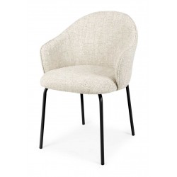 SILLA TAPIZADA EN POLIÉSTER MIRABELLA PARA COMEDOR ESTILO CONTEMPORÁNEO