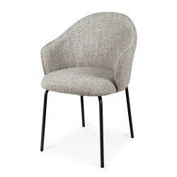 SILLA TAPIZADA EN POLIÉSTER MIRABELLA PARA COMEDOR ESTILO CONTEMPORÁNEO