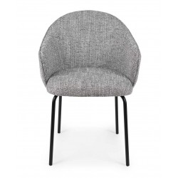SILLA TAPIZADA EN POLIÉSTER MIRABELLA PARA COMEDOR ESTILO CONTEMPORÁNEO
