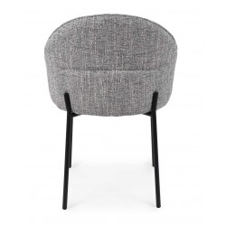 SILLA TAPIZADA EN POLIÉSTER MIRABELLA PARA COMEDOR ESTILO CONTEMPORÁNEO