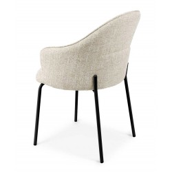 SILLA TAPIZADA EN POLIÉSTER MIRABELLA PARA COMEDOR ESTILO CONTEMPORÁNEO
