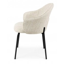 SILLA TAPIZADA EN POLIÉSTER MIRABELLA PARA COMEDOR ESTILO CONTEMPORÁNEO