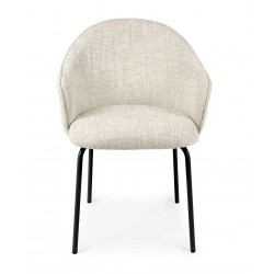 SILLA TAPIZADA EN POLIÉSTER MIRABELLA PARA COMEDOR ESTILO CONTEMPORÁNEO