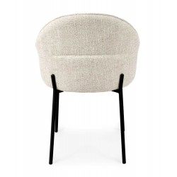 SILLA TAPIZADA EN POLIÉSTER MIRABELLA PARA COMEDOR ESTILO CONTEMPORÁNEO