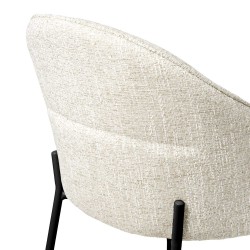 SILLA TAPIZADA EN POLIÉSTER MIRABELLA PARA COMEDOR ESTILO CONTEMPORÁNEO