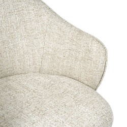 SILLA TAPIZADA EN POLIÉSTER MIRABELLA PARA COMEDOR ESTILO CONTEMPORÁNEO