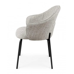 SILLA TAPIZADA EN POLIÉSTER MIRABELLA PARA COMEDOR ESTILO CONTEMPORÁNEO