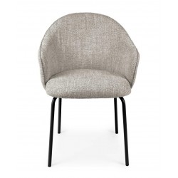 SILLA TAPIZADA EN POLIÉSTER MIRABELLA PARA COMEDOR ESTILO CONTEMPORÁNEO