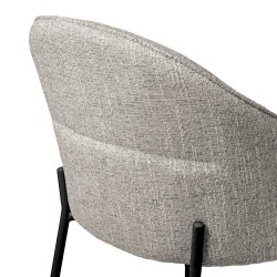 SILLA TAPIZADA EN POLIÉSTER MIRABELLA PARA COMEDOR ESTILO CONTEMPORÁNEO