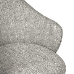 SILLA TAPIZADA EN POLIÉSTER MIRABELLA PARA COMEDOR ESTILO CONTEMPORÁNEO