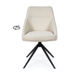 SILLA TAPIZADA DE POLIÉSTER AKIRA PARA COMEDOR ESTILO ACTUAL
