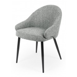 SILLA TAPIZADA EN POLIÉSTER MIRA CON BRAZOS PARA COMEDOR ESTILO MODERNO