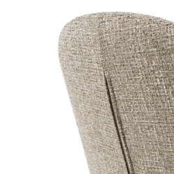 SILLA TAPIZADA EN POLIÉSTER MIRA CON BRAZOS PARA COMEDOR ESTILO MODERNO