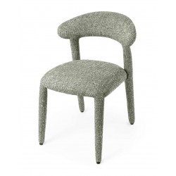SILLA TAPIZADA EN POLIÉSTER NEIDA PARA COMEDOR ESTILO MODERNO