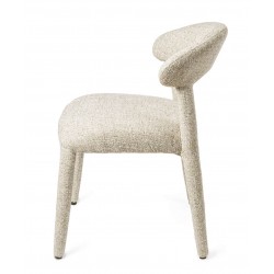 SILLA TAPIZADA EN POLIÉSTER NEIDA PARA COMEDOR ESTILO MODERNO