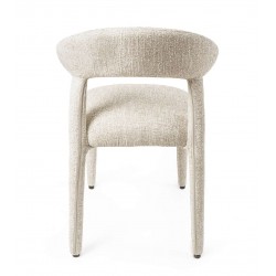 SILLA TAPIZADA EN POLIÉSTER NEIDA PARA COMEDOR ESTILO MODERNO