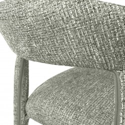 SILLA TAPIZADA EN POLIÉSTER NEIDA PARA COMEDOR ESTILO MODERNO