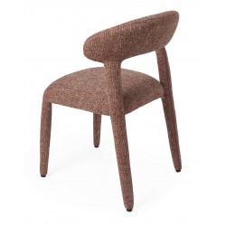 SILLA TAPIZADA EN POLIÉSTER NEIDA PARA COMEDOR ESTILO MODERNO
