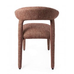 SILLA TAPIZADA EN POLIÉSTER NEIDA PARA COMEDOR ESTILO MODERNO