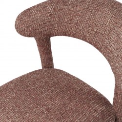 SILLA TAPIZADA EN POLIÉSTER NEIDA PARA COMEDOR ESTILO MODERNO