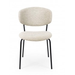 SILLA TAPIZADA EN POLIÉSTER ANTIMANCHAS VIGGA PARA COMEDOR DE ESTILO CONTEMPORÁNEO