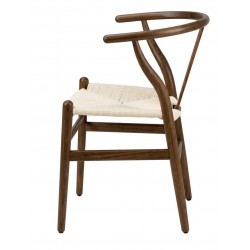 SILLA ADA DE HAYA CON EL ASIENTO DE ENEA NATURAL