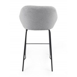 TABURETE TAPIZADO ANTIMANCHAS JACOB PARA ISLA DE COCINA DE ESTILO CONTEMPORÁNEO