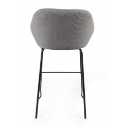 TABURETE TAPIZADO ANTIMANCHAS JACOB PARA ISLA DE COCINA DE ESTILO CONTEMPORÁNEO