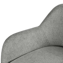 TABURETE TAPIZADO ANTIMANCHAS JACOB PARA ISLA DE COCINA DE ESTILO CONTEMPORÁNEO
