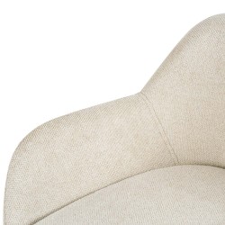 TABURETE TAPIZADO ANTIMANCHAS JACOB PARA ISLA DE COCINA DE ESTILO CONTEMPORÁNEO