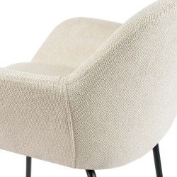 TABURETE TAPIZADO ANTIMANCHAS JACOB PARA ISLA DE COCINA DE ESTILO CONTEMPORÁNEO