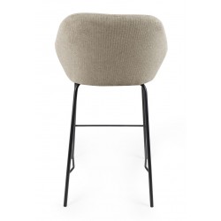 TABURETE TAPIZADO ANTIMANCHAS JACOB PARA ISLA DE COCINA DE ESTILO CONTEMPORÁNEO
