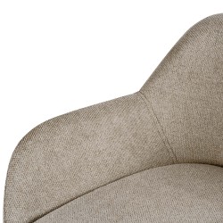 TABURETE TAPIZADO ANTIMANCHAS JACOB PARA ISLA DE COCINA DE ESTILO CONTEMPORÁNEO