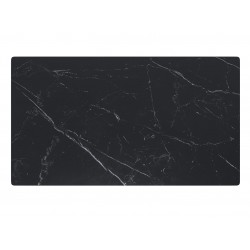 MESA DE COMEDOR PORCELÁNICA NEGRA ARYA PARA COMEDOR DE ESTILO MODERNO