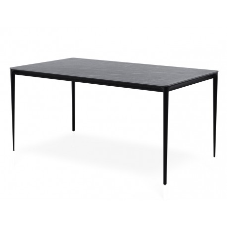 MESA DE COMEDOR PORCELÁNICA GRIS ARYA PARA COMEDOR DE ESTILO MODERNO