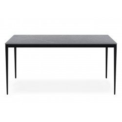 MESA DE COMEDOR PORCELÁNICA GRIS ARYA PARA COMEDOR DE ESTILO MODERNO