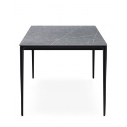 MESA DE COMEDOR PORCELÁNICA GRIS ARYA PARA COMEDOR DE ESTILO MODERNO