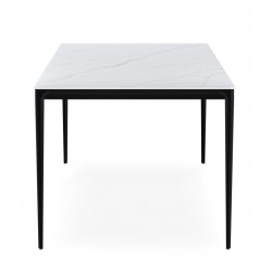 MESA DE COMEDOR PORCELÁNICA BLANCA ARYA PARA COMEDOR DE ESTILO ACTUAL
