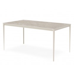 MESA DE COMEDOR PORCELÁNICA TRAVERTINO ARYA PARA COMEDOR DE ESTILO NATURAL